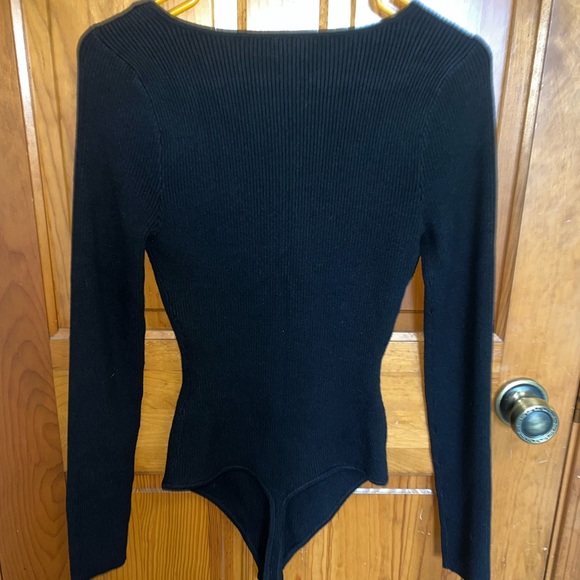 Abercrombie & Fitch black sweater bodysuit size medium - Picture 14 of 15